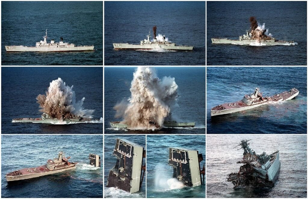 ship sinking