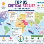 🌍 Top 05 Critical Straits of the World – The Maritime Chokepoints That Control Global Trade & Energy Security