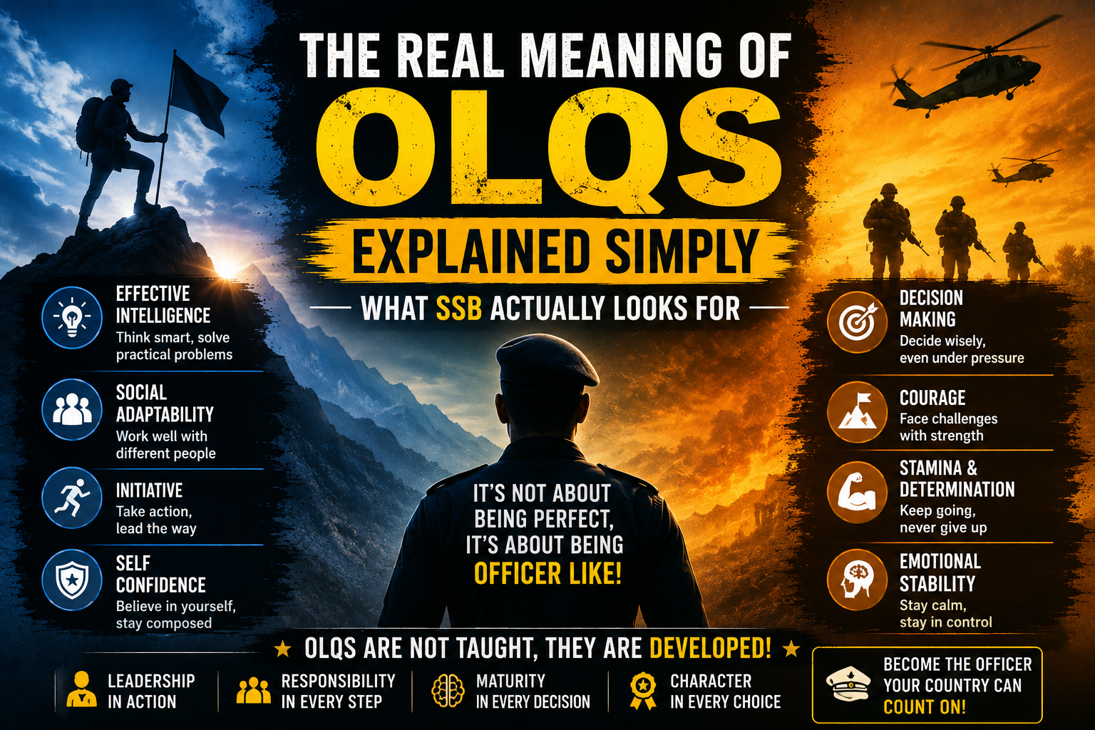 🔥 The Real Meaning of OLQs Explained Simply – What SSB Actually Looks For