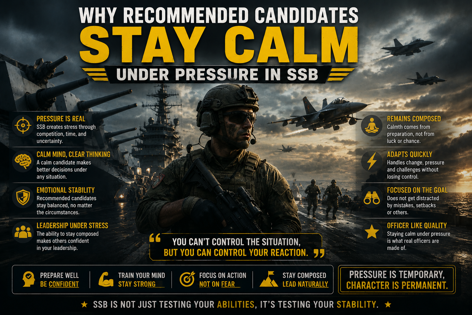 🔥 Why Recommended Candidates Stay Calm Under Pressure in SSB
